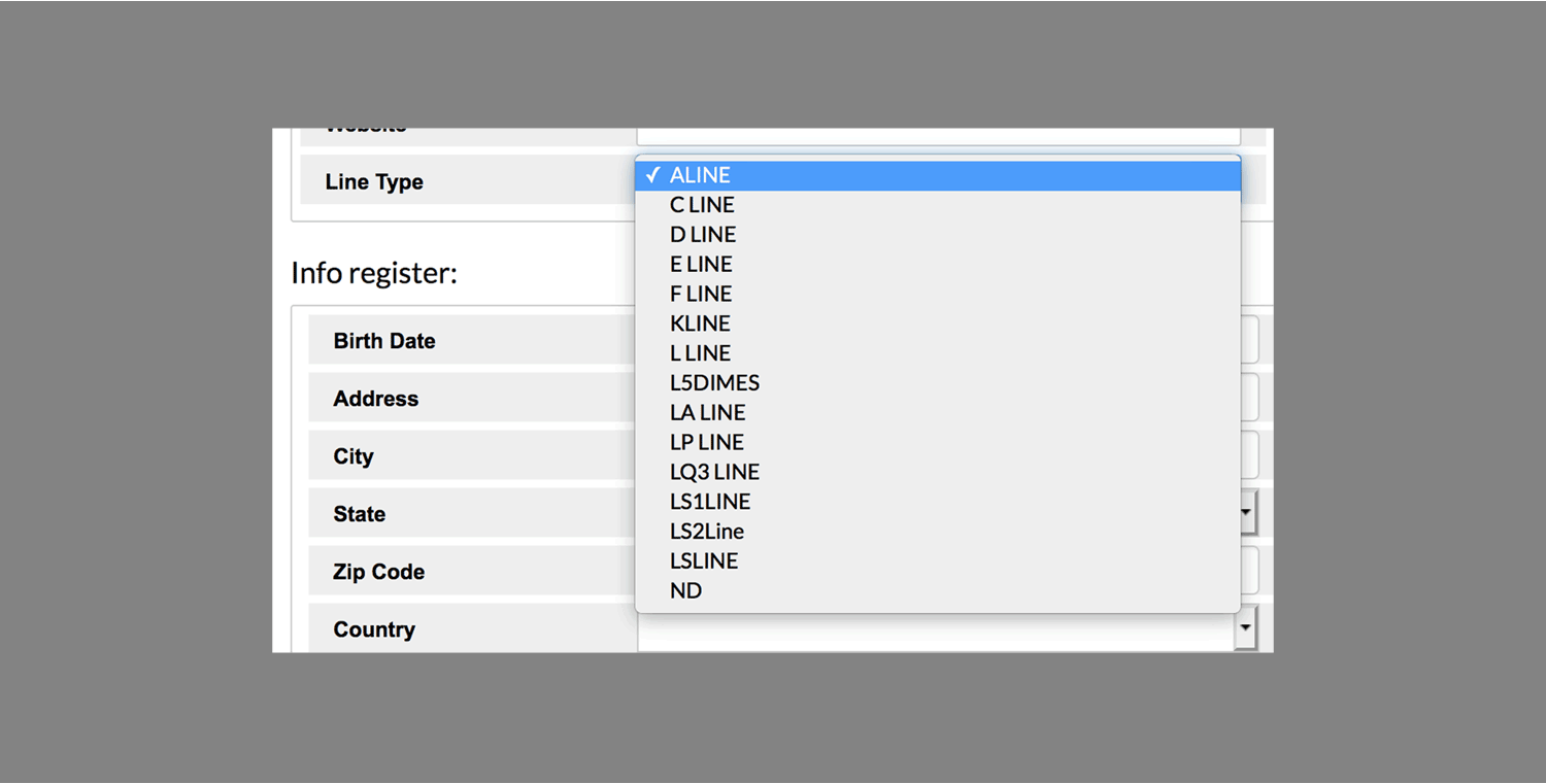 Preset line types settings at IDSCA.com pay per head service